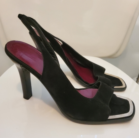 Jil Sander Black and Silver Sandals - Picture 3 of 8